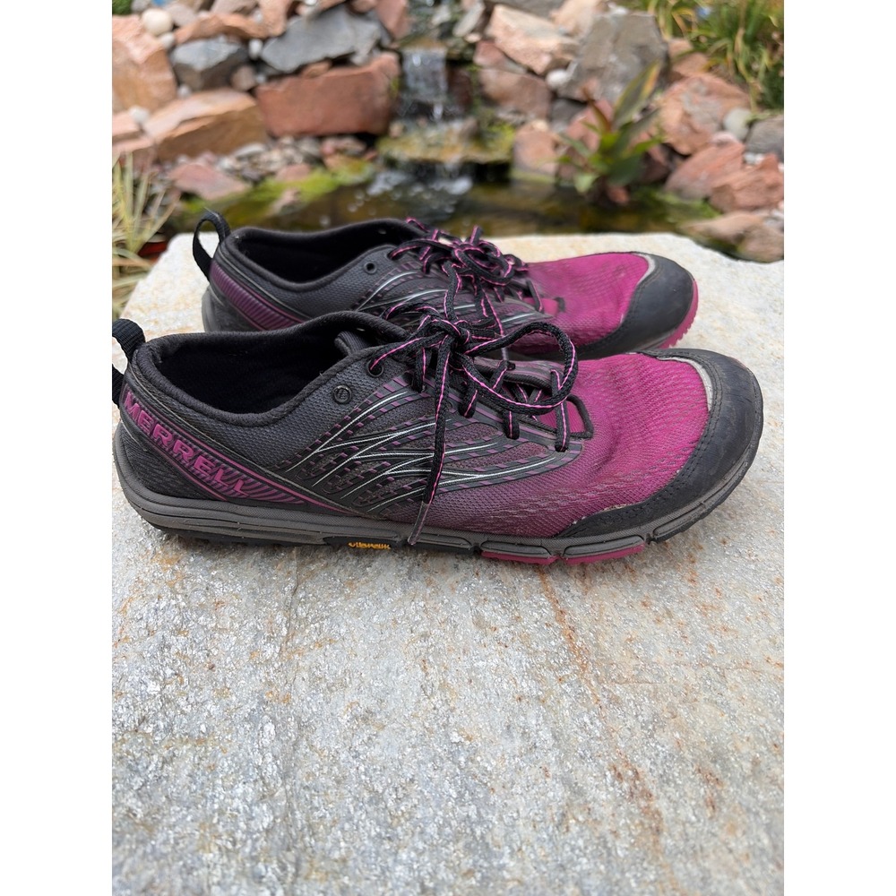 Merrell Bare Access Arc 3 Womens 9.5 Trail Running Shoes Pink Black  Vibram